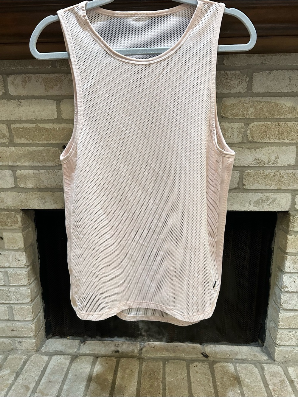 MPG Light Pink Women's Mesh Tank Top EUC